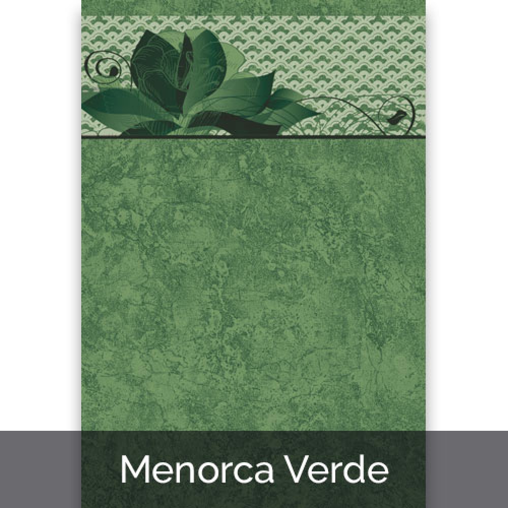 Azulejo Menorca Verde1 25 x 33.4 cms