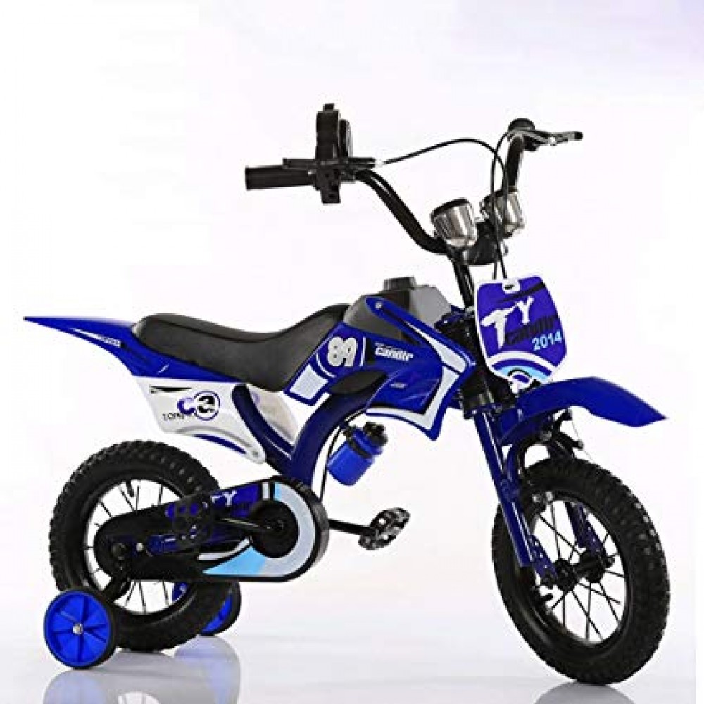 Moto Para Niño con Pedales Color Azul