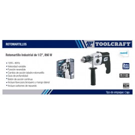 Rotomartillo Industrial 1/2", 850 Watts