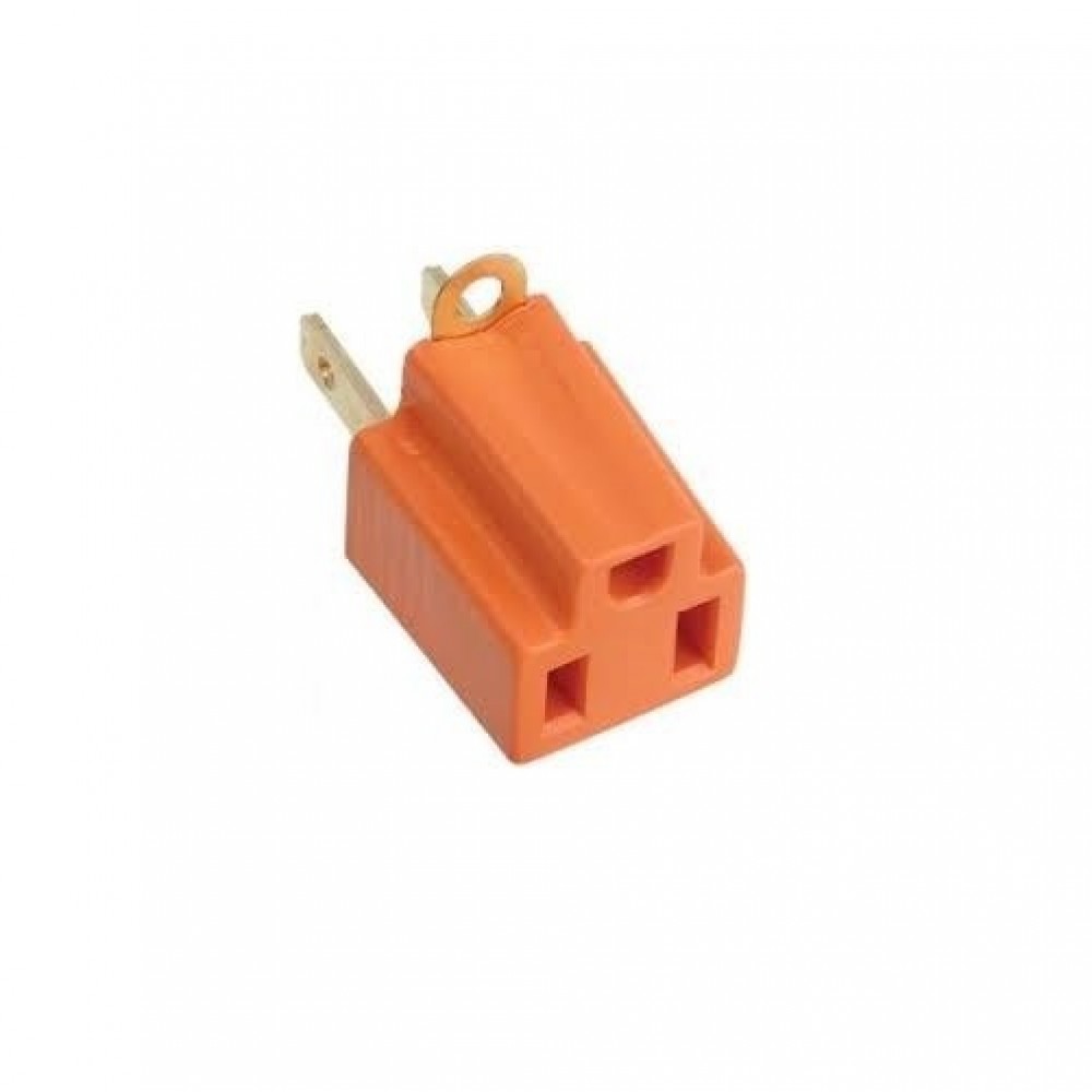 Adaptador 3 a 2 naranja n.a