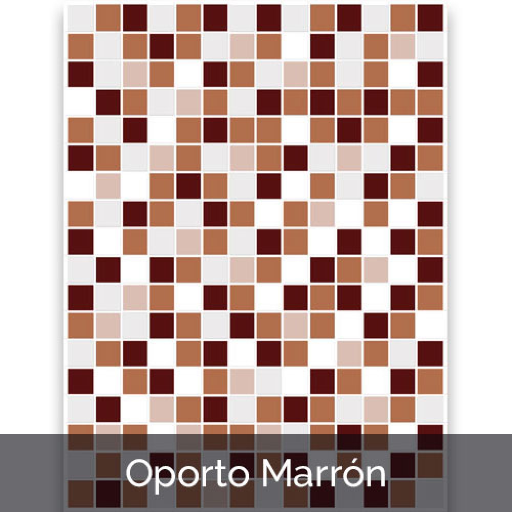 Azulejo Oporto Marrón  25x33.4 cms