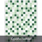 Azulejo Oporto Verde  25x33.4 cms