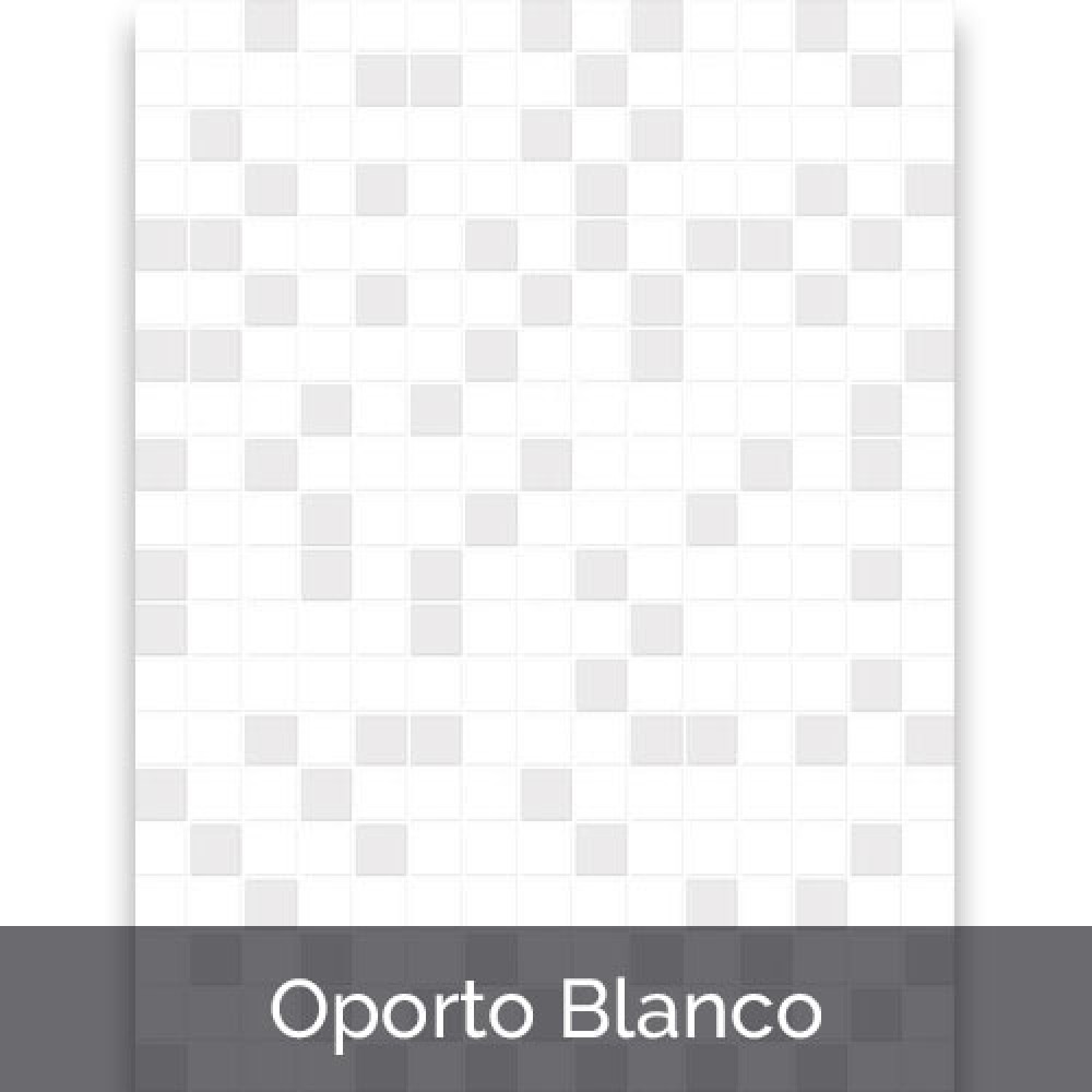 Azulejo Oporto Blanco 25x33.4 cms