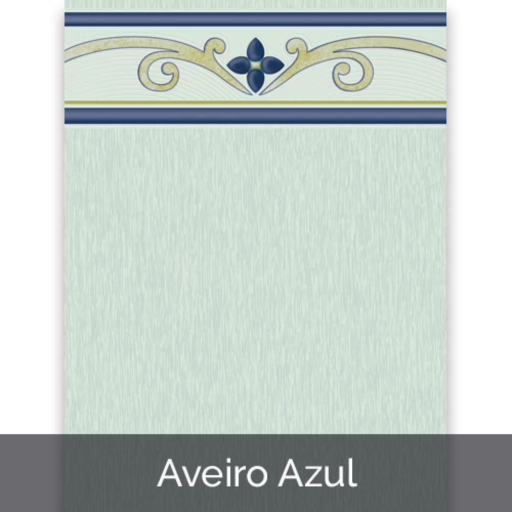 Azulejo Para Baño Aveiro Azul1 25x33.4 cms