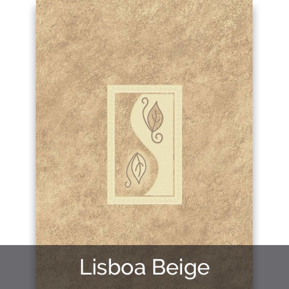 Azulejo para Baño Lisboa Beige1  25 x 33.4 cms