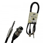 Cable studio z para  microfono xlr hembra a 1/4 macho