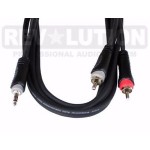 Extension plug 3.5mm st a 2 rca 6