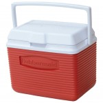 Hielera 24qt rubbermaid roja