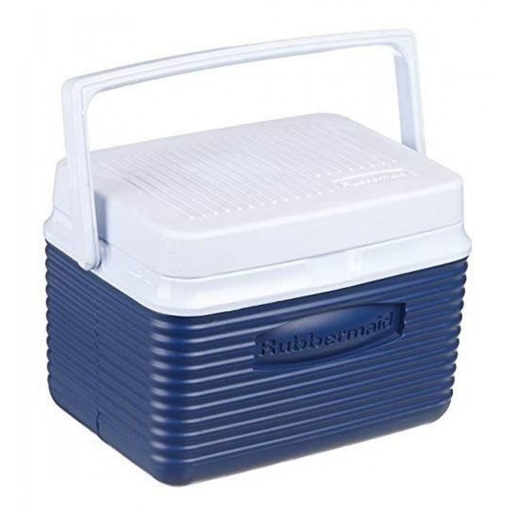 Hielera 24qt rubbermaid azul