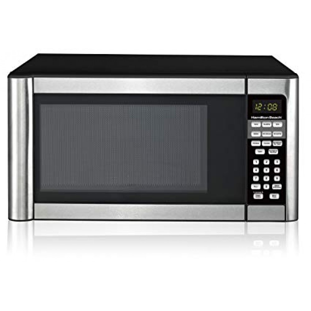 Horno de microondas 1.1 1000w plateado