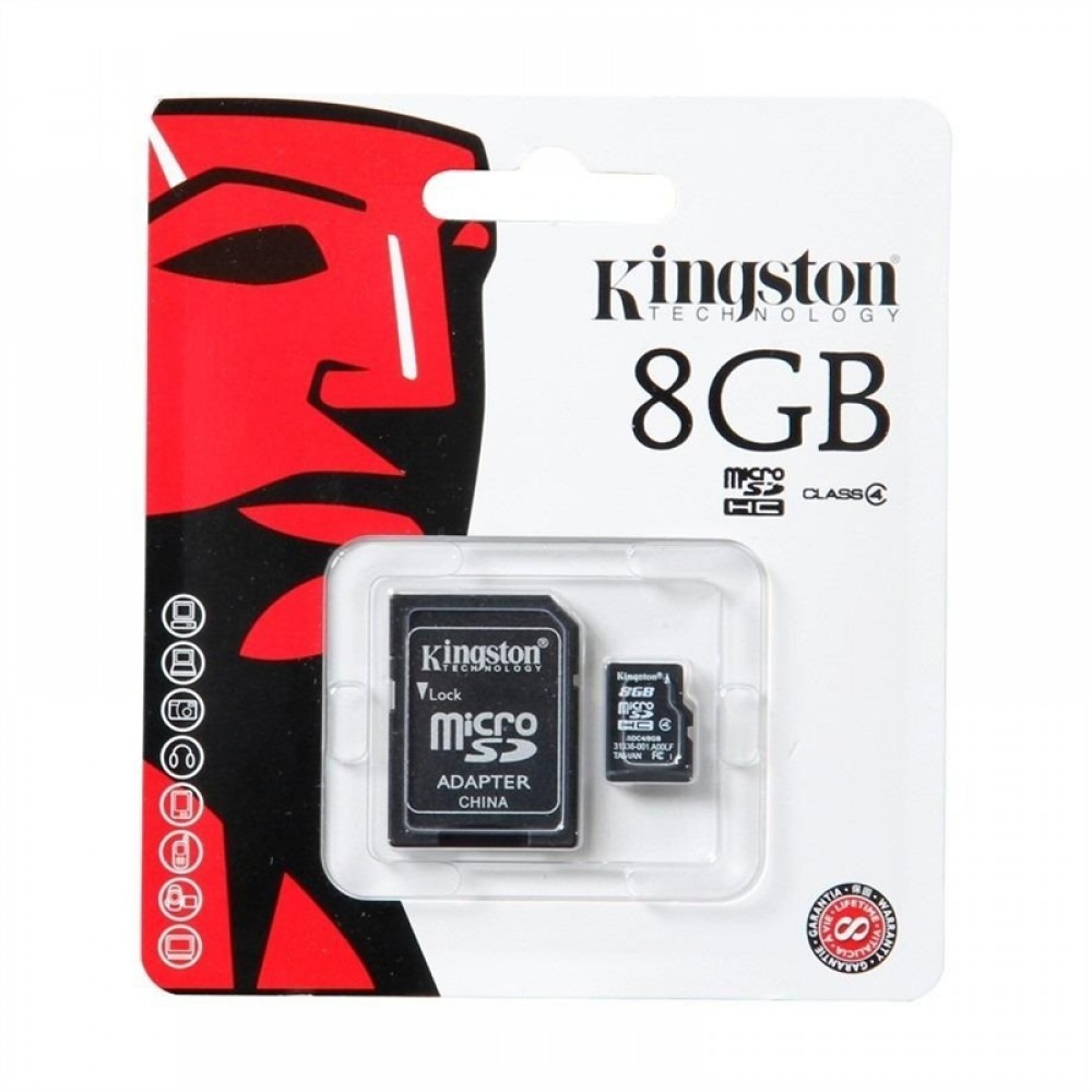 Memoria micro sd 8gb kingston