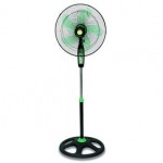 Ventilador de pedestal 18" plastico verde neon