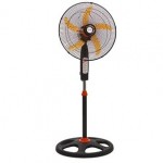 Ventilador de pedestal 18" plastico anaranjado neon